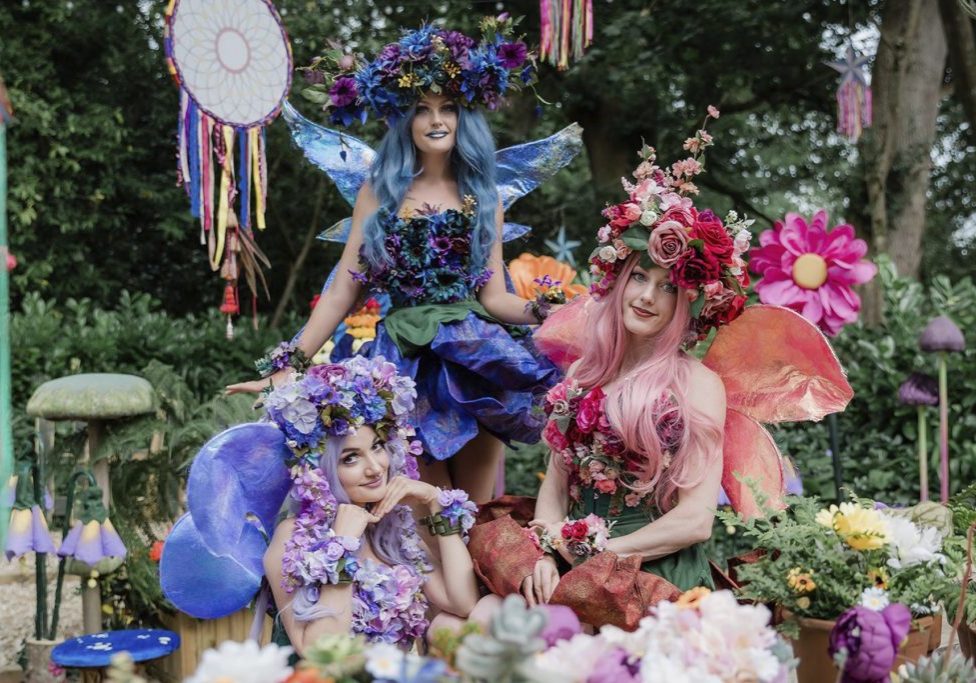 Enchanted Forest themed entertainment. Flower fairies for hire.