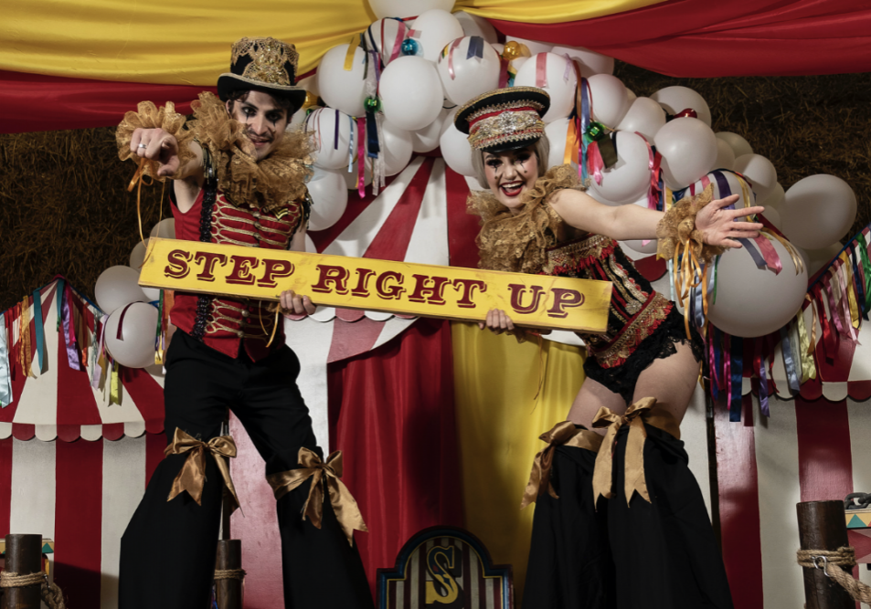 circus stilt walkers for hire UK