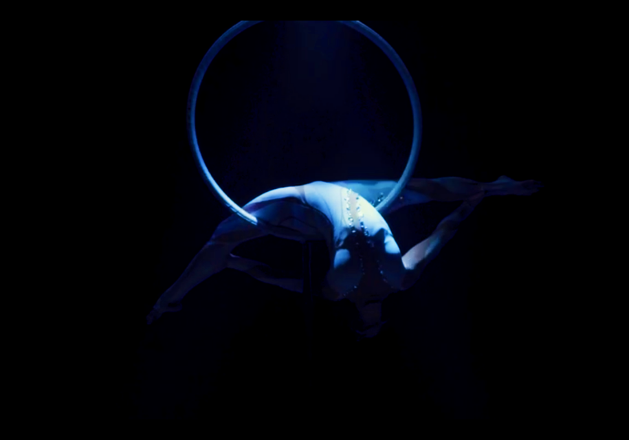 Top LED aerial hoop shows for events.