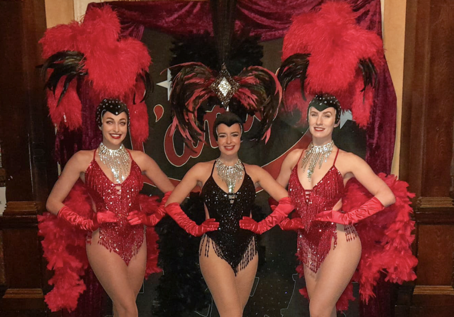 Beautiful showgirl performers to hire for events, photoshoots, TV and film.